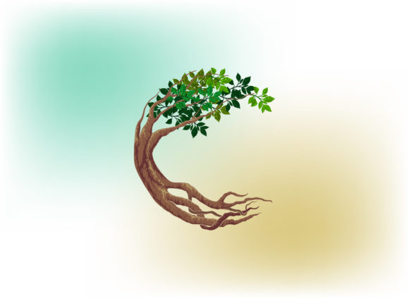 Download Abstract Tree Logo with Circular Shapes - Abstract Collection