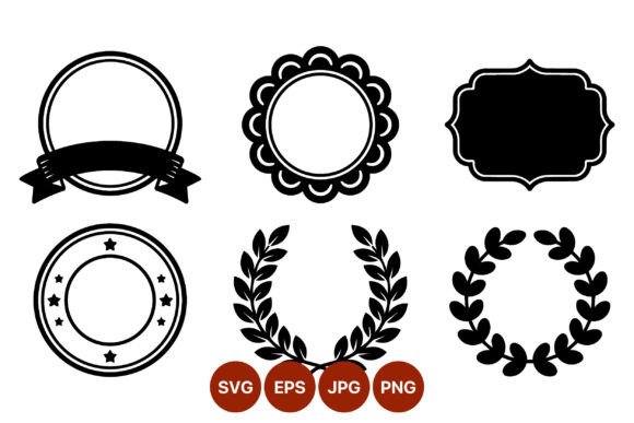 Download Ornamental Round and Laurel Wreath - Ornamental Collection