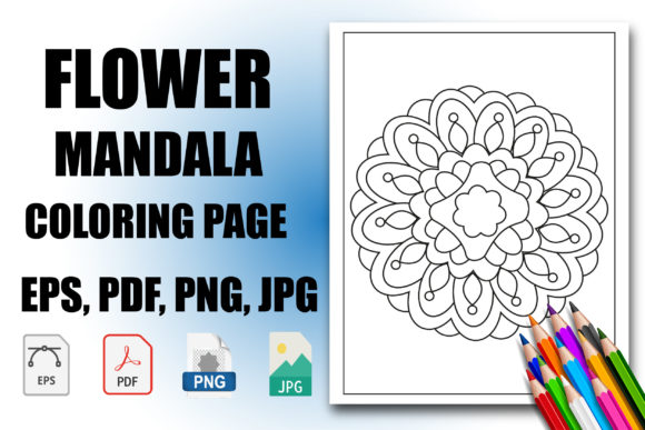 Download Floral Mandala Coloring Page &amp; Book - Book Collection