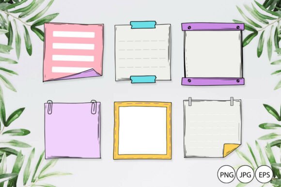 Download Scrapbooking Page Template / Notes - Book Collection