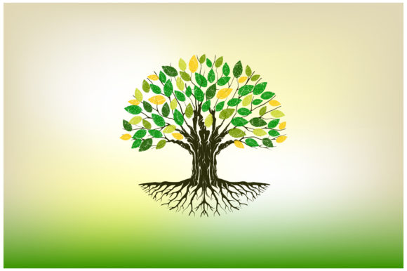 Download Abstract Circular Tree Illustrations - Abstract Collection