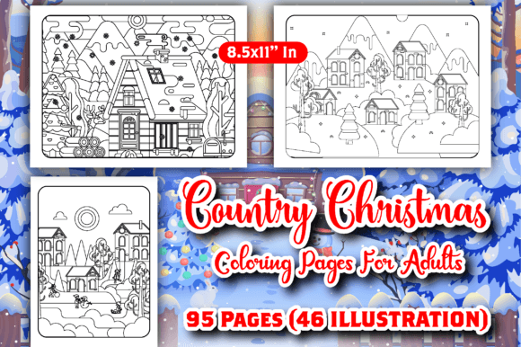 Download Country Christmas Coloring Pages - Color Collection