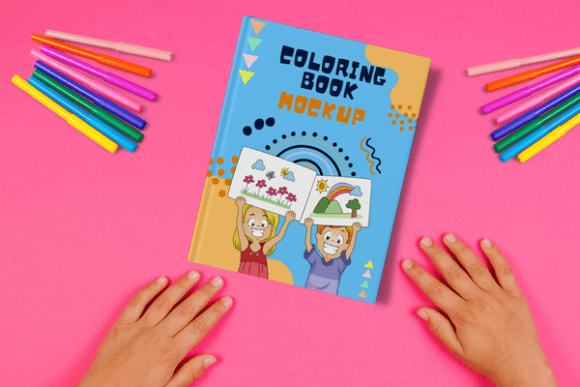 Download 8 X 10 Coloring Book Mockup | a+ Content - Book Collection