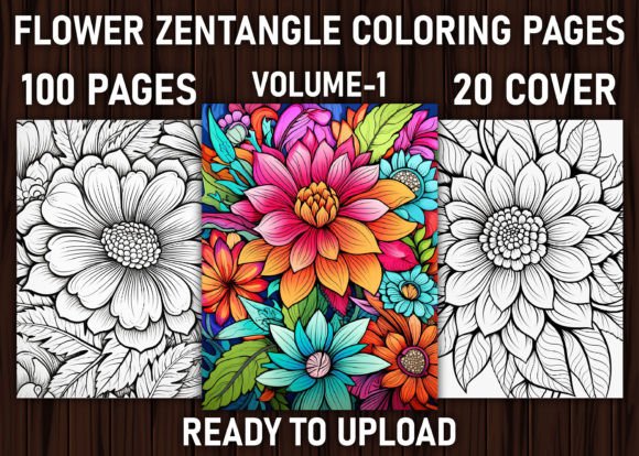 Download Flower Zentangle Coloring Pages - Color Collection