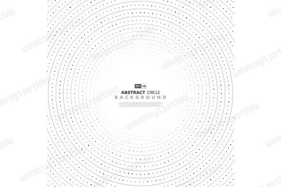 Download Abstract Circle Pattern of Modern Techno - Abstract Collection