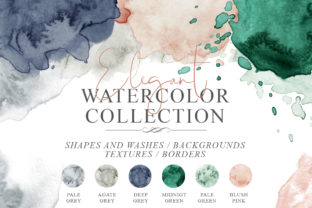 Download Elegant Watercolor Backgrounds - Color Collection