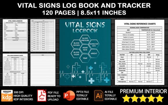 Download Vital Signs Log Book and Tracker - Book Collection