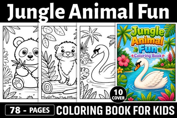 Download Jungle Animal Coloring Book for Kids - Book Collection