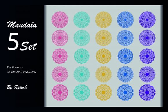 Download Mandala Ornamental Background Set - Ornamental Collection