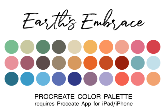 Download Earth’s Embrace Procreate Color Palette - Color Collection