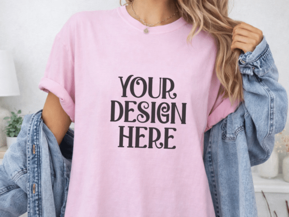 Download Comfort Colors C1717 Blossom Mockup - Blossom Collection