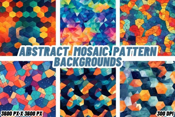 Download Abstract Mosaic Pattern Backgrounds - Abstract Collection