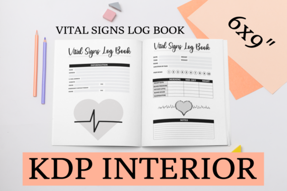 Download Vital Signs Log Book | KDP Interior - Book Collection