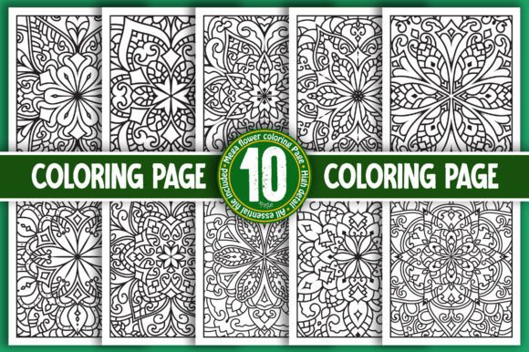 Download Flower Mandala Coloring Book Bundle - Book Collection