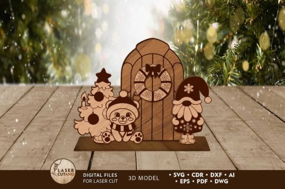 Download Christmas Decorative Ornament, Laser Cut - Ornament Collection