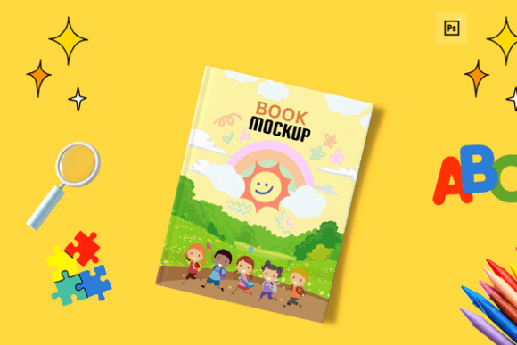 Download Book Mockup | Activity Book Mockup - Book Collection