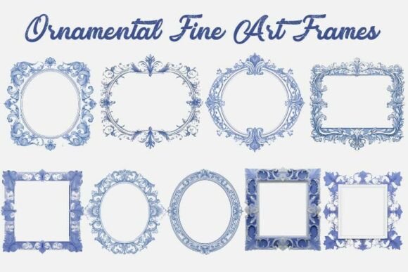 Download Ornamental Art Frames Vintage Style - Ornamental Collection