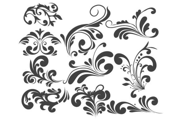 Download Ornamental Design Lace Borders Vector - Ornamental Collection