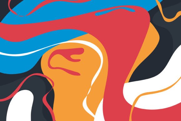 Download Abstract Background in Bright Colors - Abstract Collection