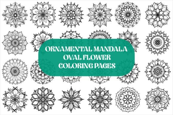Download Flower Coloring Page Ornamental Mandala - Ornamental Collection