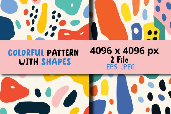 Download Colorful Pattern with Shapes - Color Collection