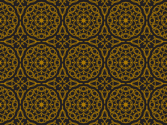 Download Pattern Gold Ornamental Circle - Ornamental Collection