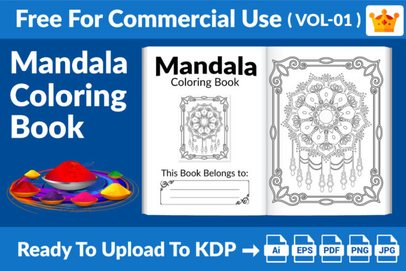 Download Mandala Coloring Book KDP Interior V01 - Book Collection